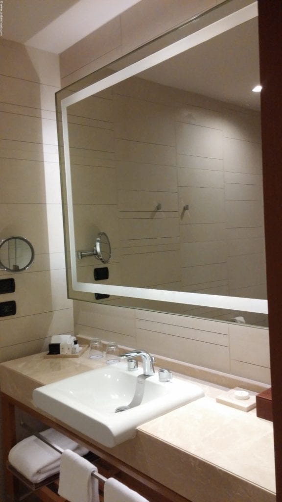 modern hotel bathroom