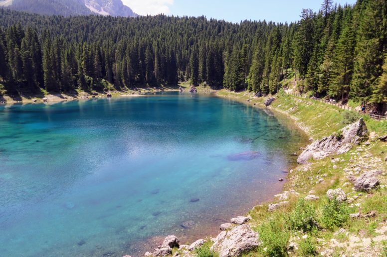 lake carezza italy