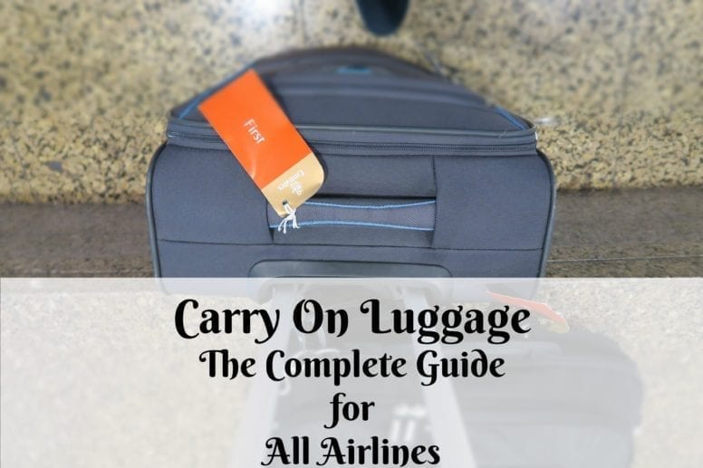 A Carry-on Luggage Size Guide by Airline