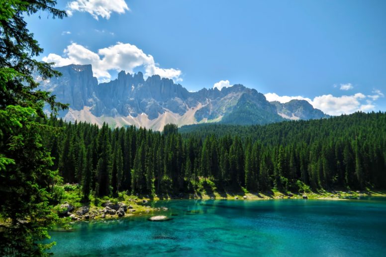 lake in the dolomites