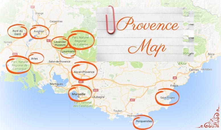 provence france map