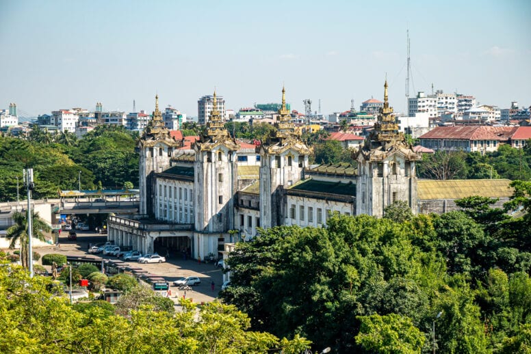 yangon central railway station