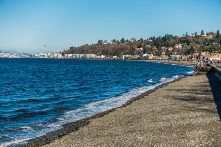 alki beach seattle